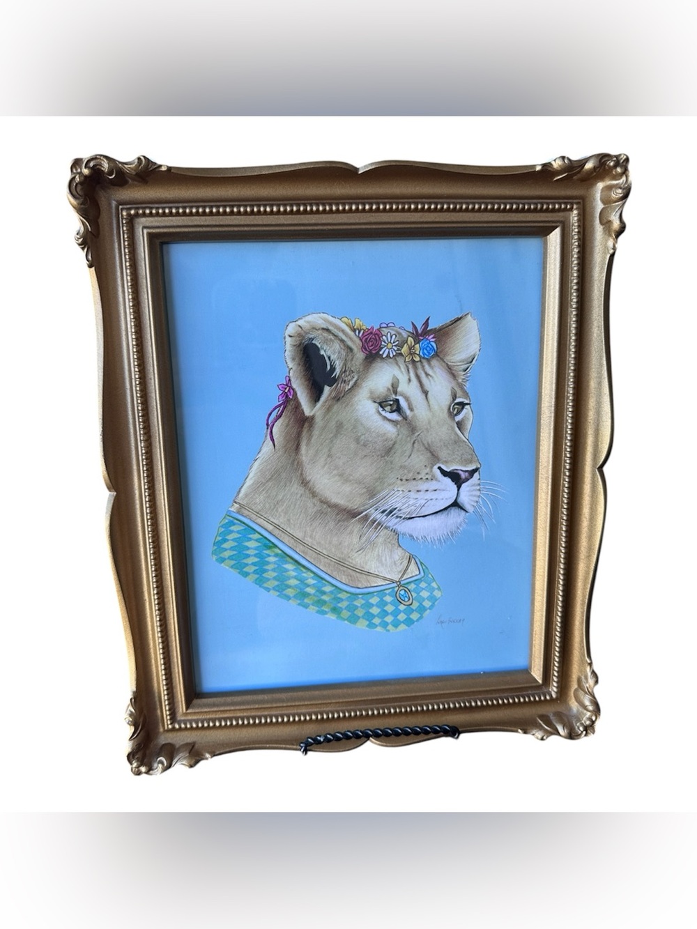 Ryan Berkeley Floral Lioness